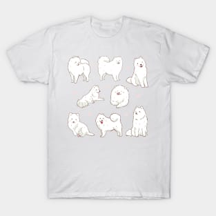 Samoyed dog sticker pack T-Shirt